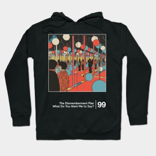 The Dismemberment Plan - Minimalist Graphic Artwork Design Hoodie